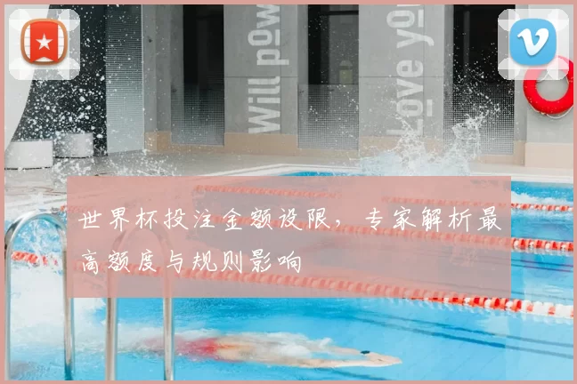 世界杯投注金额设限，专家解析最高额度与规则影响