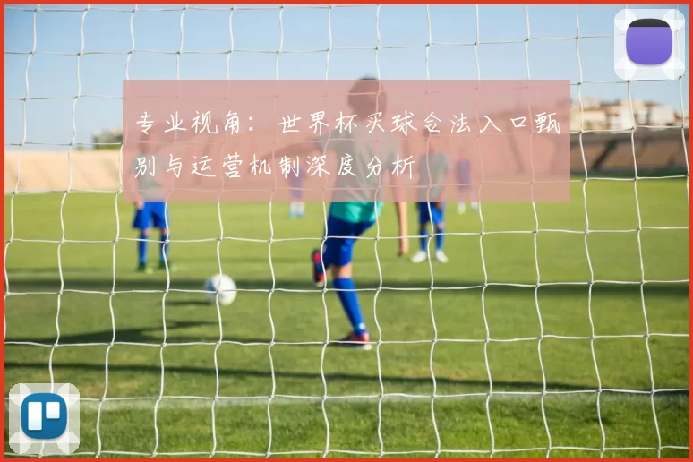 专业视角：世界杯买球合法入口甄别与运营机制深度分析
